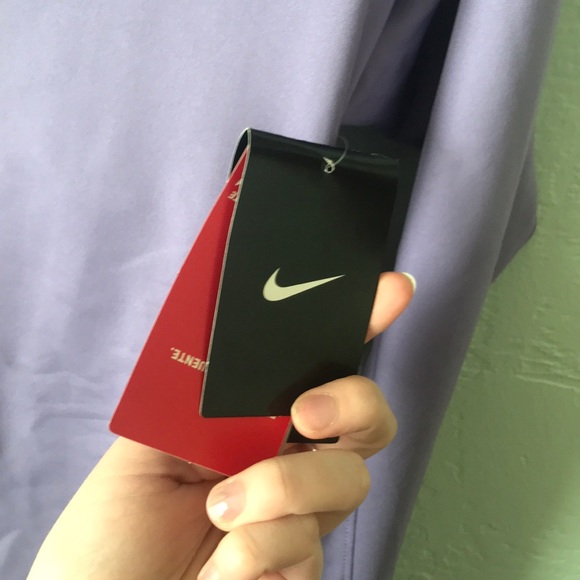Lavender Nike zip Sweatshirt - Picture 3 of 6